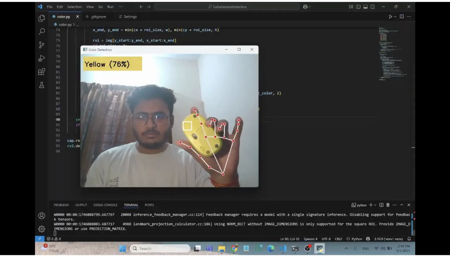 Real-Time Color Detection